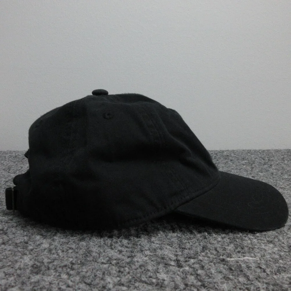 Adidas Originals Hat Cap Strap Back Black Trefoil Dad Cap One Size Mens Cotton